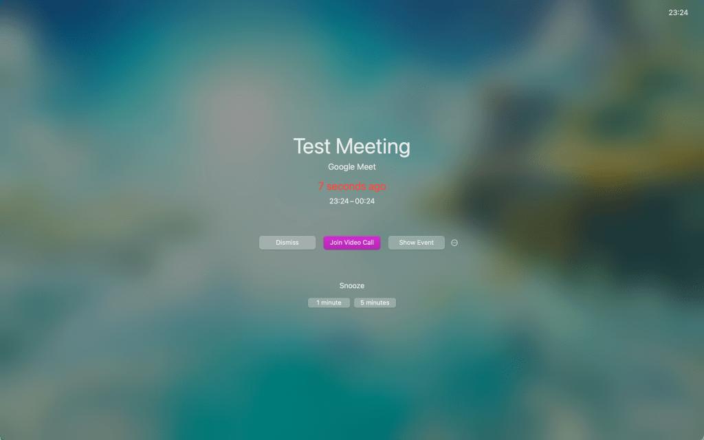 Dato App Full Screen Event