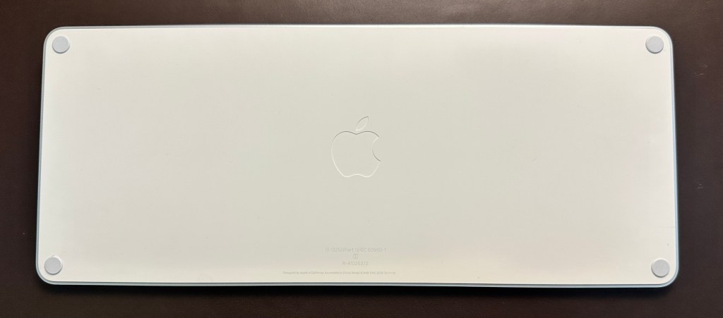 Rear side of Magic Keyboard